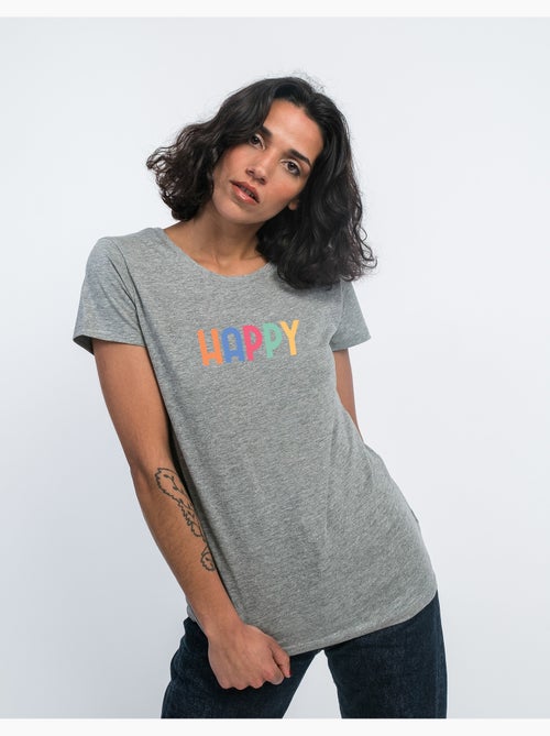 T-shirt Femme - HAPPY COLORÉ - Kiabi T-shirt Femme - HAPPY COLORÉ - Kiabi