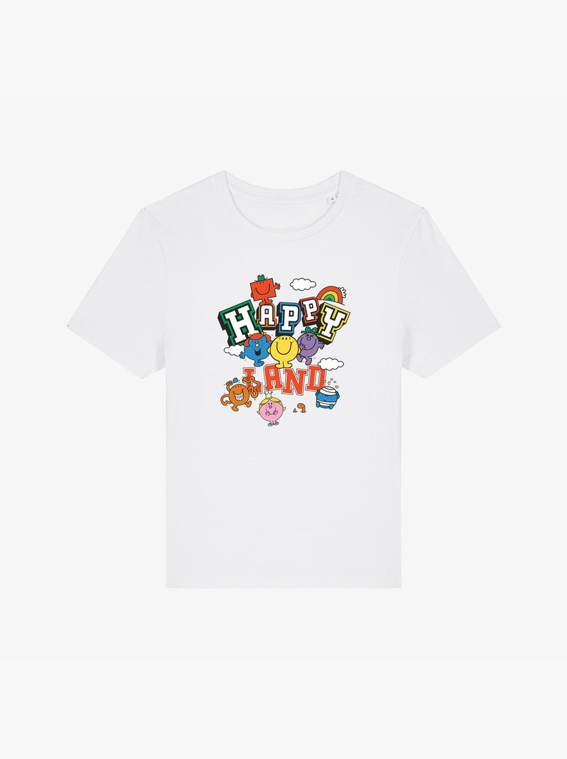 T-shirt Femme - HAPPY LAND Blanc - Kiabi