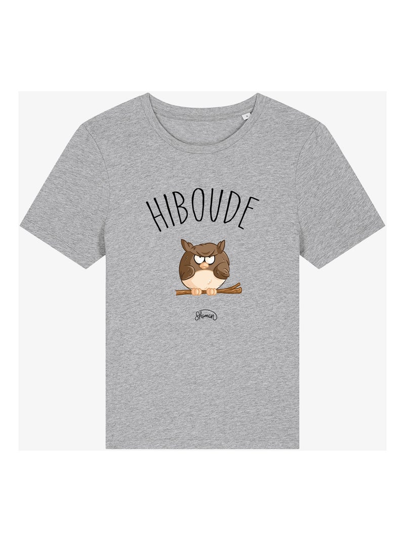 T-shirt Femme - HIBOUDE Gris chiné - Kiabi