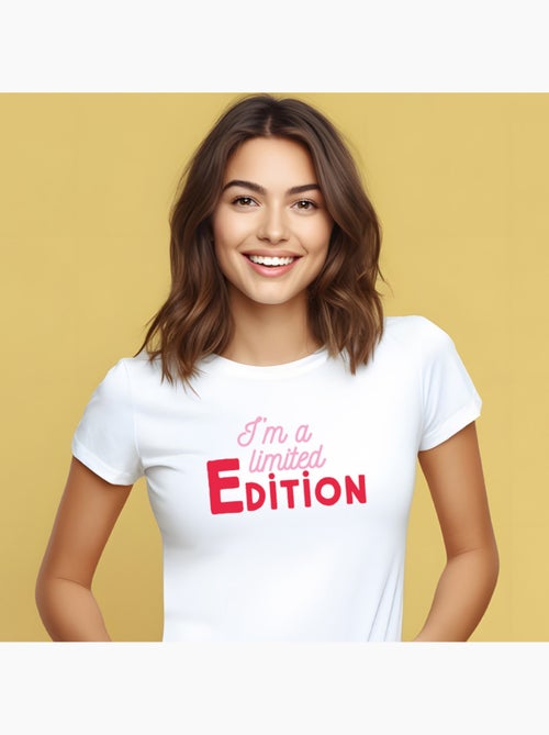 T-shirt Femme - I'M A LIMITED EDITION - Kiabi T-shirt Femme - I'M A LIMITED EDITION - Kiabi