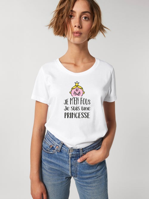 T-shirt Femme - JE M EN FOUS JE SUIS UNE PRINCESSE - Kiabi T-shirt Femme - JE M EN FOUS JE SUIS UNE PRINCESSE - Kiabi