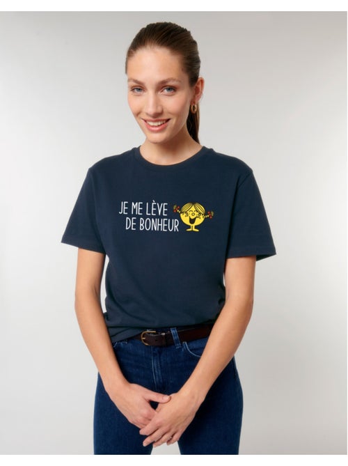 T-shirt Femme - JE ME LEVE DE BONHEUR - Kiabi