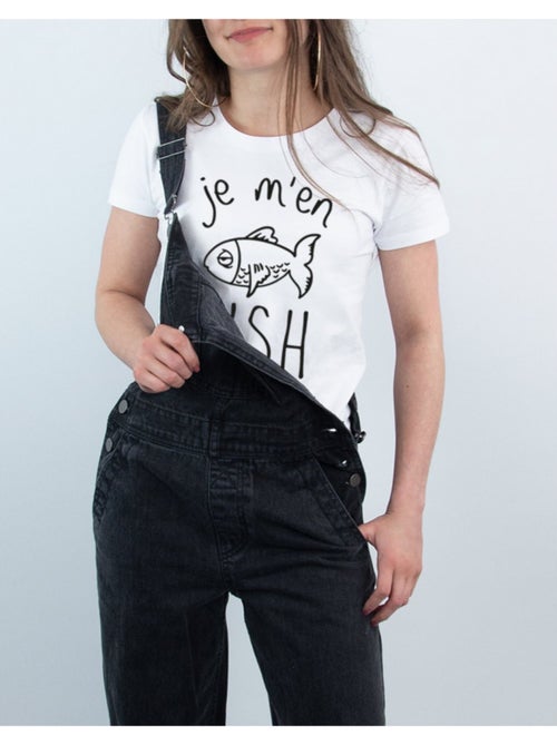 T-shirt Femme - JE M'EN FISH - Kiabi T-shirt Femme - JE M'EN FISH - Kiabi