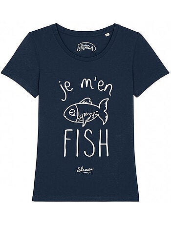 T-shirt femme - je m'en fish