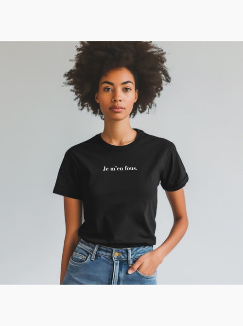 T-shirt Femme - JE M'EN FOUS - Kiabi T-shirt Femme - JE M'EN FOUS - Kiabi