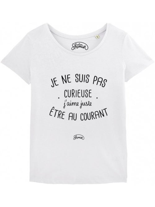 T-shirt Femme - JE NE SUIS PAS CURIEUSE - Kiabi T-shirt Femme - JE NE SUIS PAS CURIEUSE - Kiabi