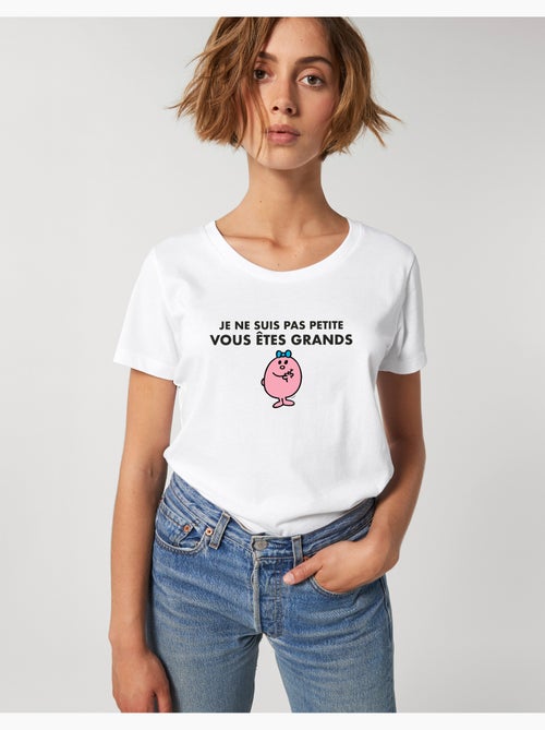 T-shirt Femme - JE NE SUIS PAS PETITE VOUS ETES GRANDS - Kiabi
