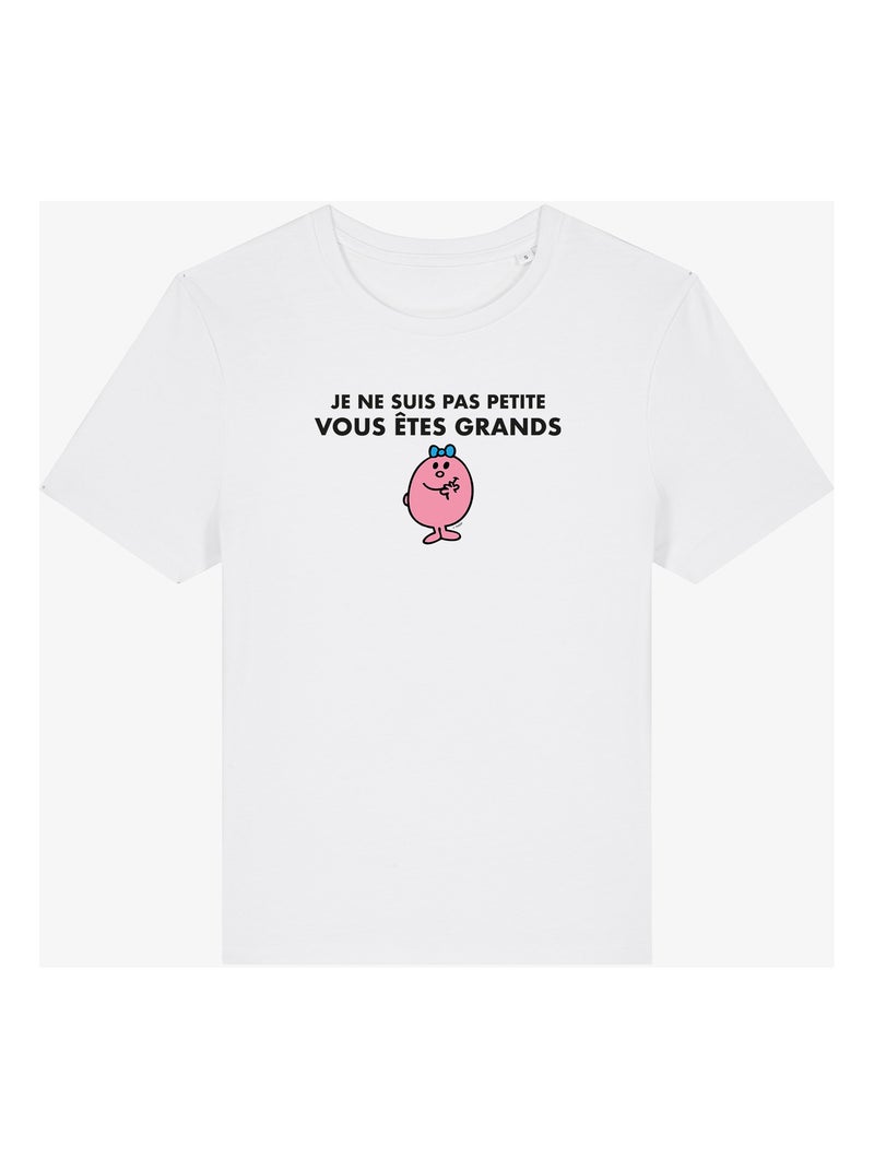 T-shirt Femme - JE NE SUIS PAS PETITE VOUS ETES GRANDS Blanc - Kiabi
