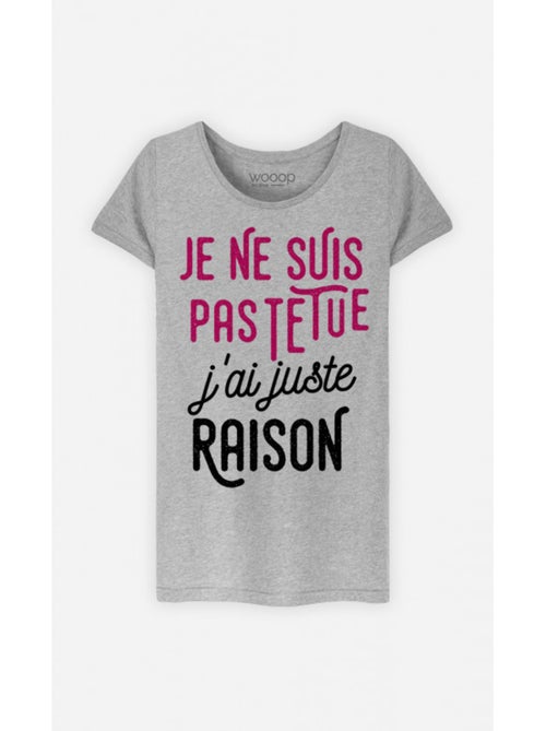 T-shirt Femme - JE NE SUIS PAS TETUE - Kiabi T-shirt Femme - JE NE SUIS PAS TETUE - Kiabi