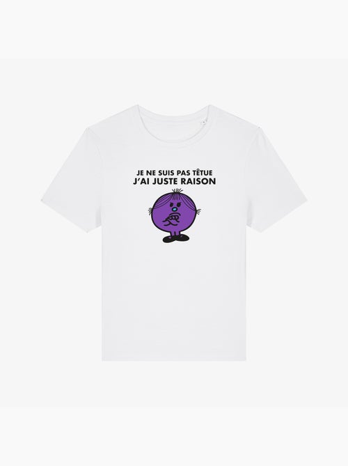 T-shirt Femme - JE NE SUIS PAS TETUE J AI JUSTE RAISON - Kiabi T-shirt Femme - JE NE SUIS PAS TETUE J AI JUSTE RAISON - Kiabi