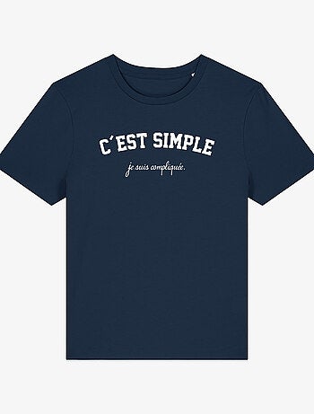 T-shirt femme - je suis compliquee