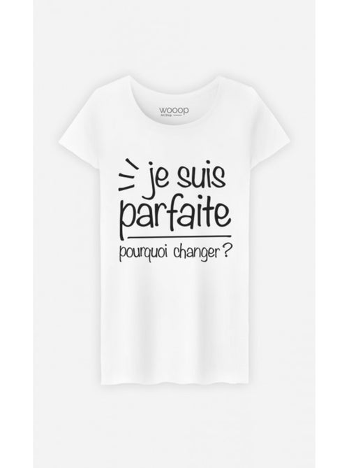 T-shirt Femme - JE SUIS PARFAITE - Kiabi T-shirt Femme - JE SUIS PARFAITE - Kiabi