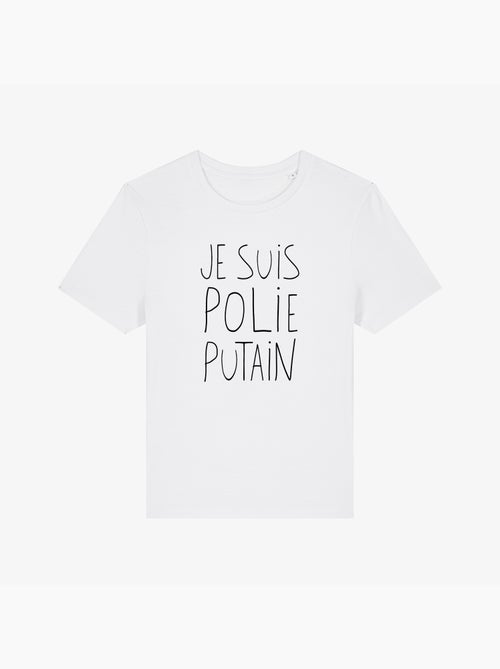 T-shirt Femme - JE SUIS POLIE - Kiabi T-shirt Femme - JE SUIS POLIE - Kiabi