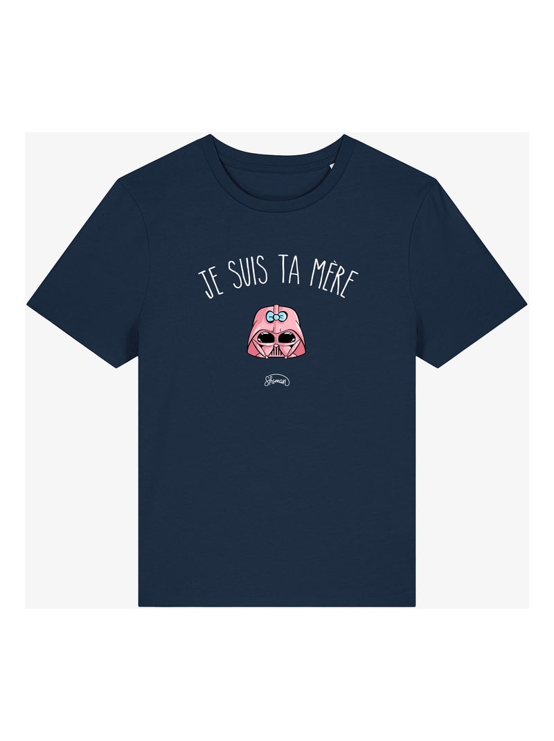 T-shirt Femme - JE SUIS TA MÈRE Bleu marine - Kiabi