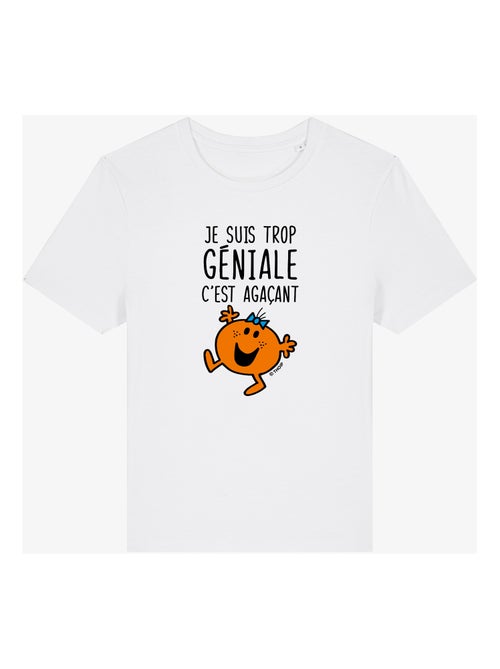 T-shirt Femme - JE SUIS TROP GÉNIALE C'EST AGAÇANT - Kiabi T-shirt Femme - JE SUIS TROP GÉNIALE C'EST AGAÇANT - Kiabi