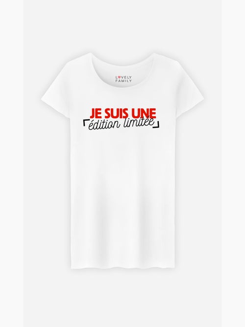 T-shirt Femme - JE SUIS UNE EDITION LIMITEE - Kiabi T-shirt Femme - JE SUIS UNE EDITION LIMITEE - Kiabi