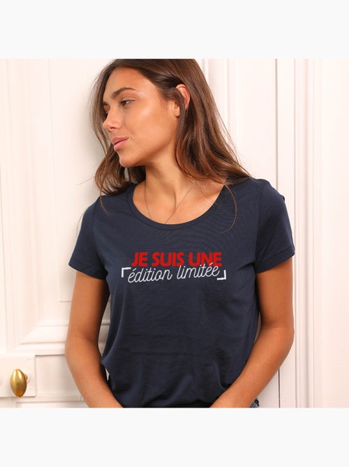 T-shirt Femme - JE SUIS UNE EDITION LIMITEE - Kiabi T-shirt Femme - JE SUIS UNE EDITION LIMITEE - Kiabi