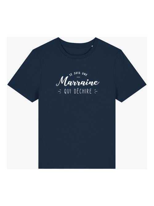 T-shirt Femme - JE SUIS UNE MARRAINE QUI DÉCHIRE - Kiabi T-shirt Femme - JE SUIS UNE MARRAINE QUI DÉCHIRE - Kiabi