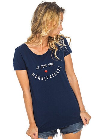 T-shirt femme - je suis une mère(veille) 2 mpt