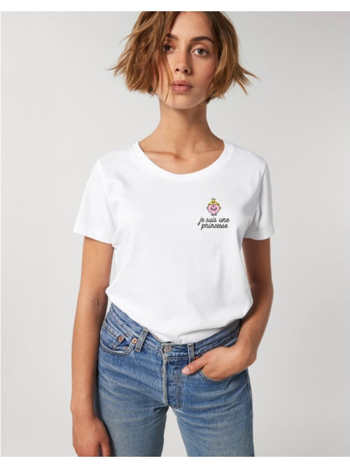T-shirt Femme - JE SUIS UNE PRINCESSE COEUR - Kiabi T-shirt Femme - JE SUIS UNE PRINCESSE COEUR - Kiabi