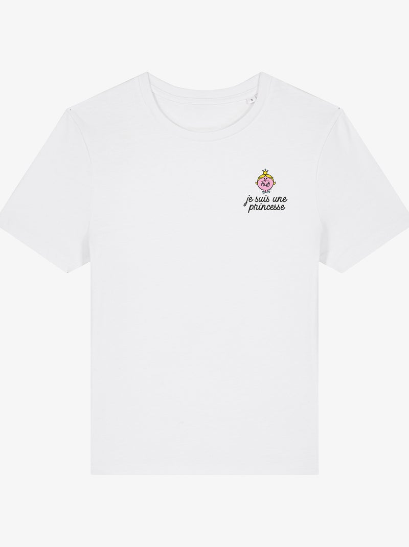 T-shirt Femme - JE SUIS UNE PRINCESSE COEUR Blanc - Kiabi