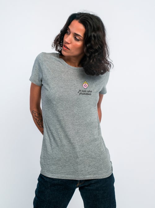 T-shirt Femme - JE SUIS UNE PRINCESSE COEUR - Kiabi T-shirt Femme - JE SUIS UNE PRINCESSE COEUR - Kiabi