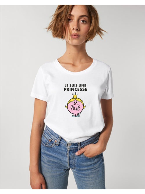 T-shirt Femme - JE SUIS UNE PRINCESSE FACE - Kiabi
