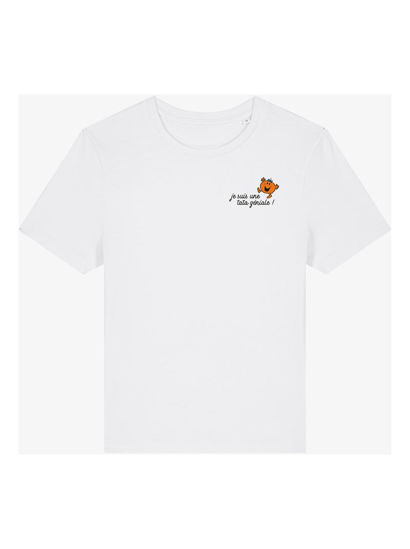T-shirt Femme - JE SUIS UNE TATA GENIALE COEUR Blanc - Kiabi