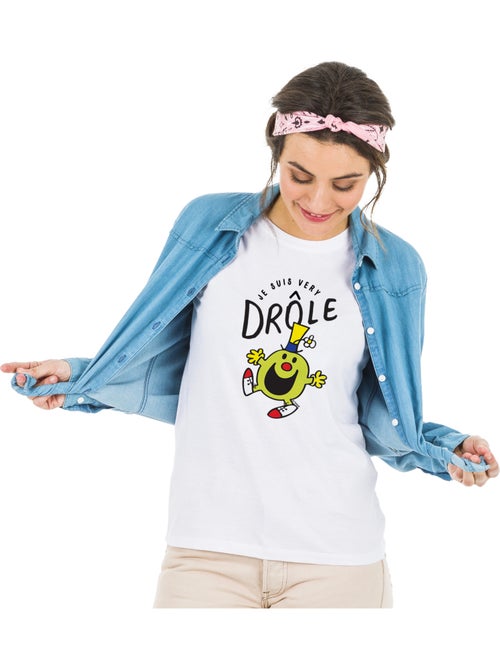 T-shirt Femme - JE SUIS VERY DRÔLE - Kiabi T-shirt Femme - JE SUIS VERY DRÔLE - Kiabi