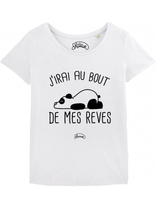T-shirt Femme - J'IRAI AU BOUT DE MES REVES - Kiabi T-shirt Femme - J'IRAI AU BOUT DE MES REVES - Kiabi