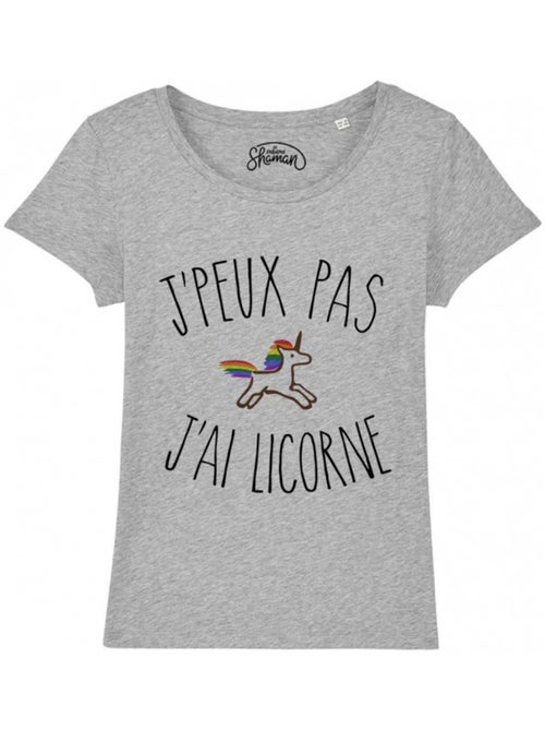 T-shirt Femme - J'PEUX PAS J'AI LICORNE - Kiabi T-shirt Femme - J'PEUX PAS J'AI LICORNE - Kiabi