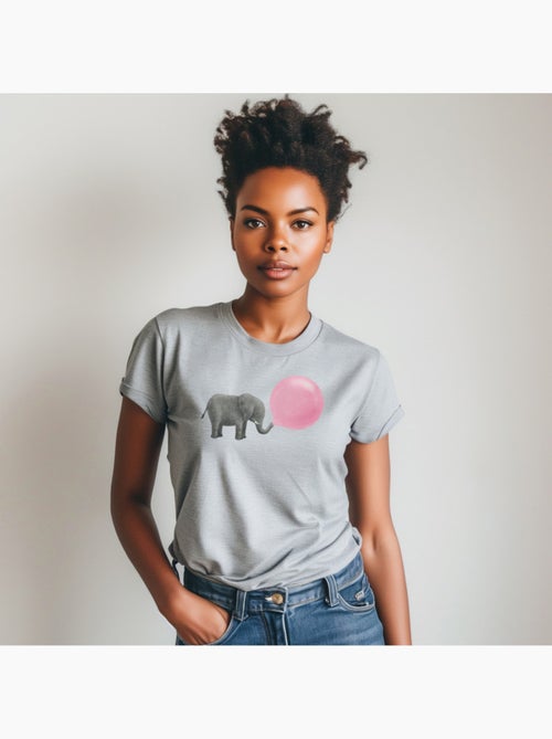 T-shirt Femme - JUMBO BUBBLE GUM - Kiabi T-shirt Femme - JUMBO BUBBLE GUM - Kiabi