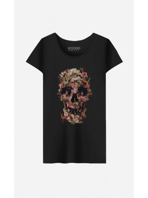 T-shirt Femme - JUNGLE SKULL - Kiabi