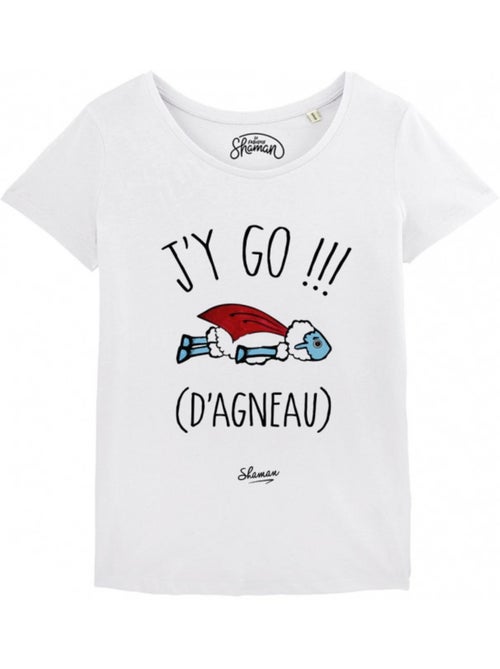 T-shirt Femme - J'Y GO D'AGNEAU - Kiabi T-shirt Femme - J'Y GO D'AGNEAU - Kiabi
