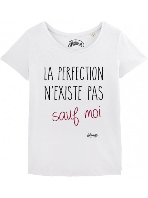 T-shirt Femme - LA PERFECTION N'EXISTE PAS SAUF MOI - Kiabi T-shirt Femme - LA PERFECTION N'EXISTE PAS SAUF MOI - Kiabi