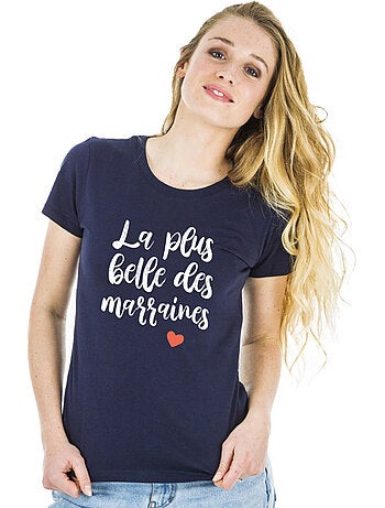 T-shirt femme - la plus belle des marraines