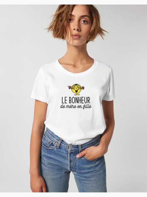 T-shirt Femme - LE BONHEUR DE MERE EN FILLE - Kiabi