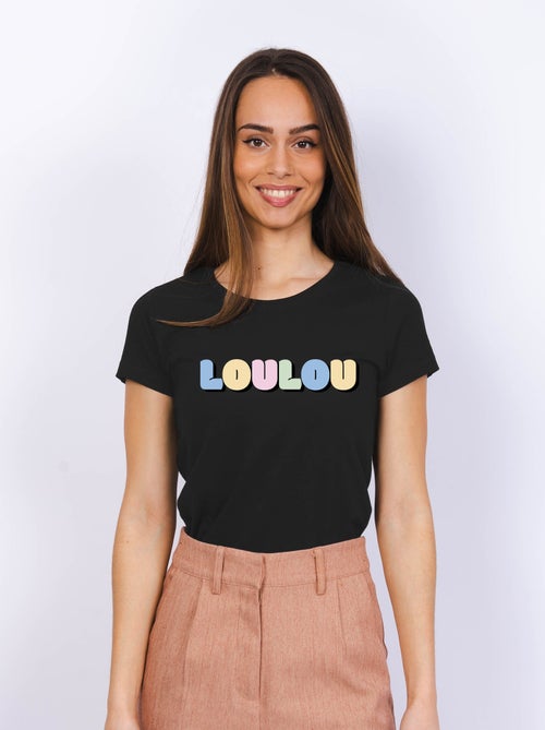 T-shirt Femme - LOULOU COLORE - Kiabi