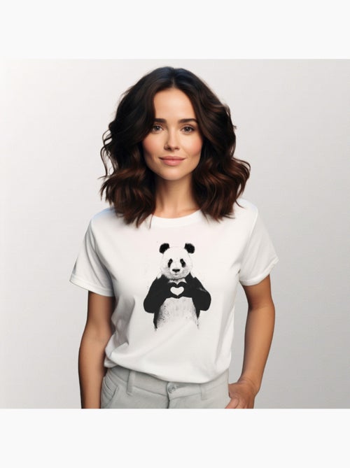 T-shirt Femme - LOVE PANDA - Kiabi T-shirt Femme - LOVE PANDA - Kiabi
