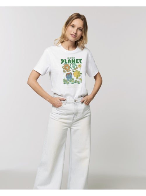 T-shirt Femme - LOVE YOUR PLANET - Kiabi