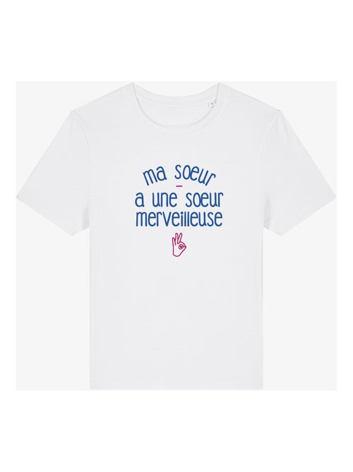 T-shirt Femme - MA SŒUR A UNE SŒUR MERVEILLEUSE - Kiabi T-shirt Femme - MA SŒUR A UNE SŒUR MERVEILLEUSE - Kiabi