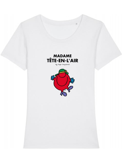 T-shirt Femme - MADAME TÊTE EN L'AIR - Kiabi