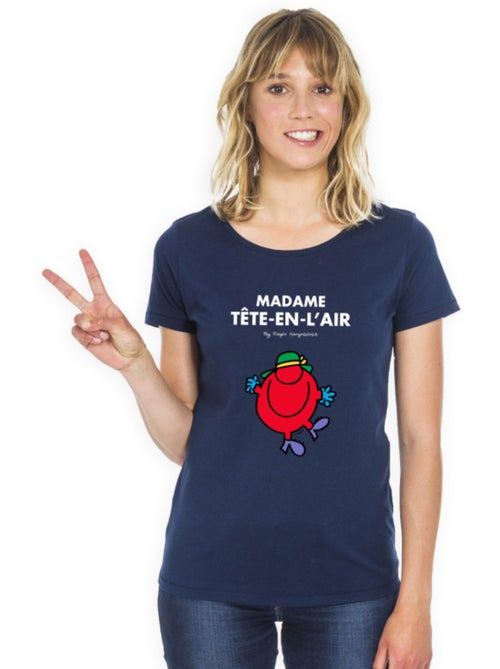 T-shirt Femme - MADAME TÊTE EN L'AIR - Kiabi