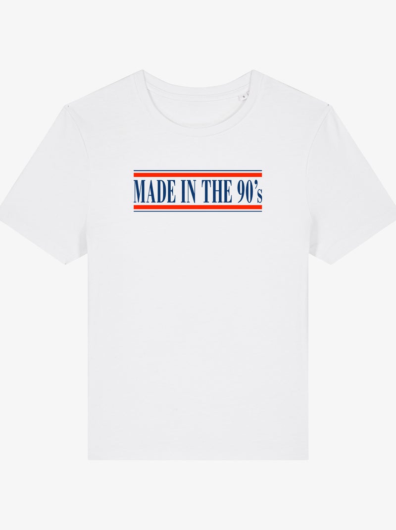 T-shirt Femme - MADE IN THE 90S Blanc - Kiabi