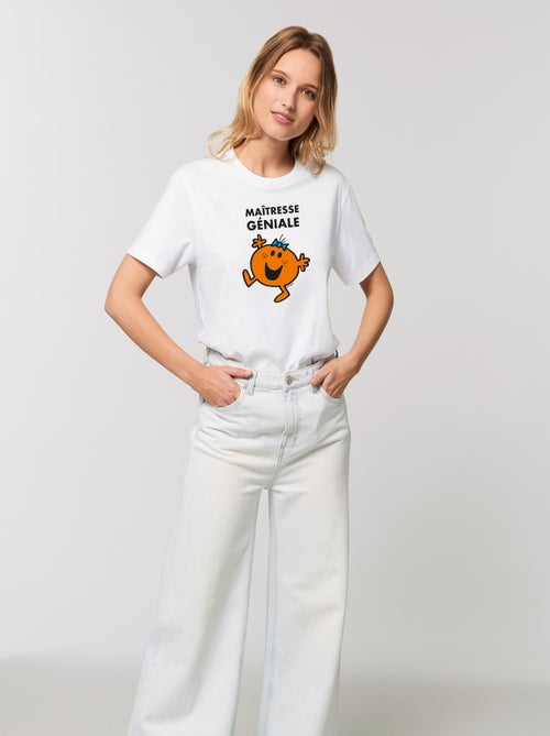 T-shirt Femme - MAITRESSE GENIALE - Kiabi T-shirt Femme - MAITRESSE GENIALE - Kiabi