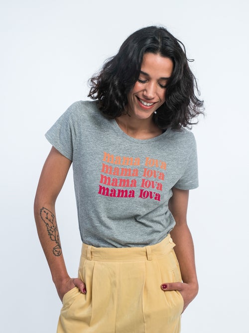 T-shirt Femme - MAMA LOVA - Kiabi T-shirt Femme - MAMA LOVA - Kiabi