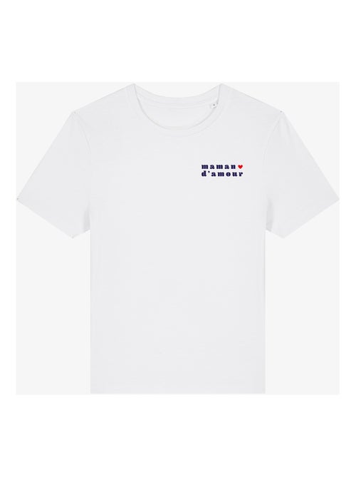 T-shirt Femme - MAMAN D AMOUR 2 COEUR - Kiabi T-shirt Femme - MAMAN D AMOUR 2 COEUR - Kiabi
