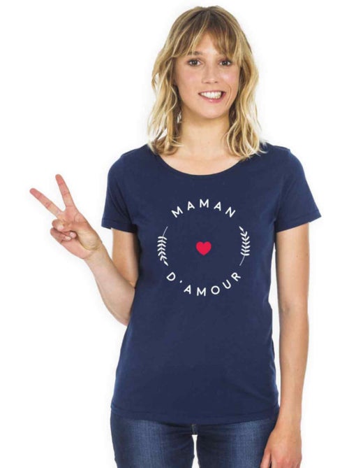 T-shirt Femme - MAMAN D'AMOUR - Kiabi T-shirt Femme - MAMAN D'AMOUR - Kiabi