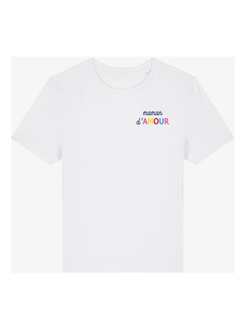 T-shirt Femme - MAMAN D'AMOUR COLORÉE CŒUR - Kiabi T-shirt Femme - MAMAN D'AMOUR COLORÉE CŒUR - Kiabi