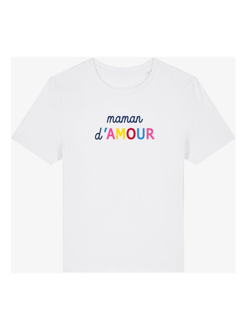 T-shirt Femme - MAMAN D'AMOUR COLORÉE WAF - Kiabi T-shirt Femme - MAMAN D'AMOUR COLORÉE WAF - Kiabi